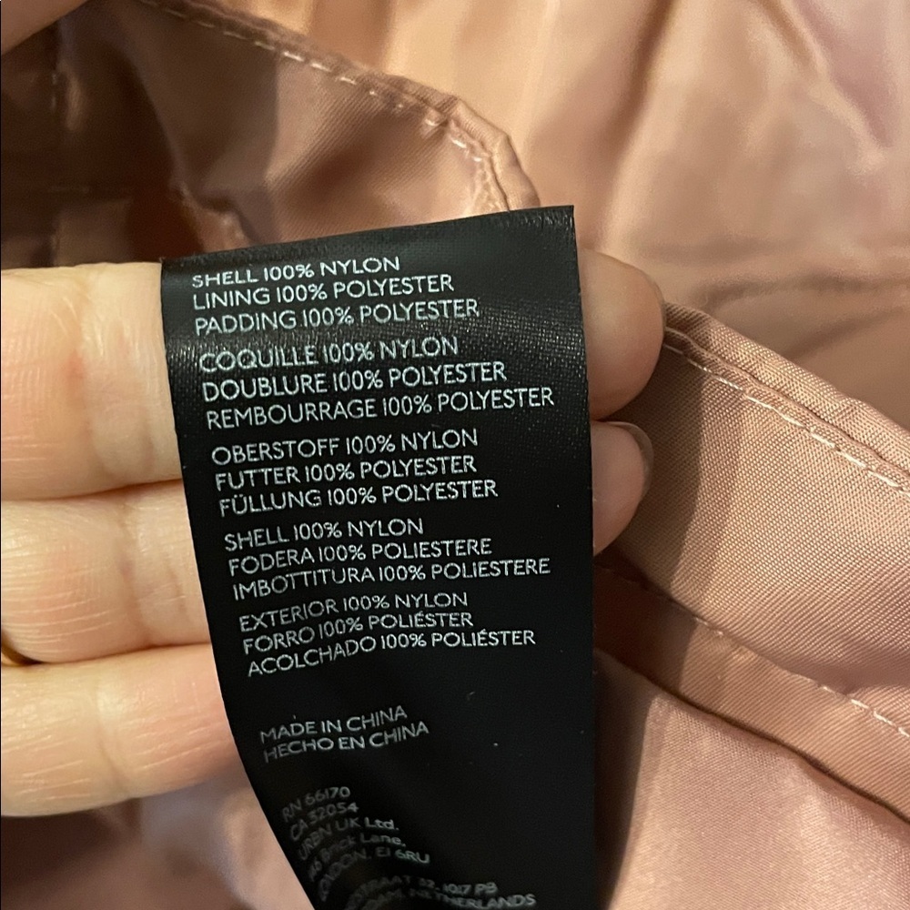 NWT By Anthropologie '98 Bomber Jacket Mauve Size XL - Picture 6 of 7